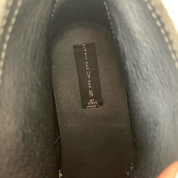 Steven By Steve Madden Robbyn Ankle Bootie Size 9 Leather Gray - Picture 9 of 15